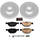 PowerStop Genuine Geomet Coated Rotor and Carbon-Fiber Ceramic Brake Pad Kit