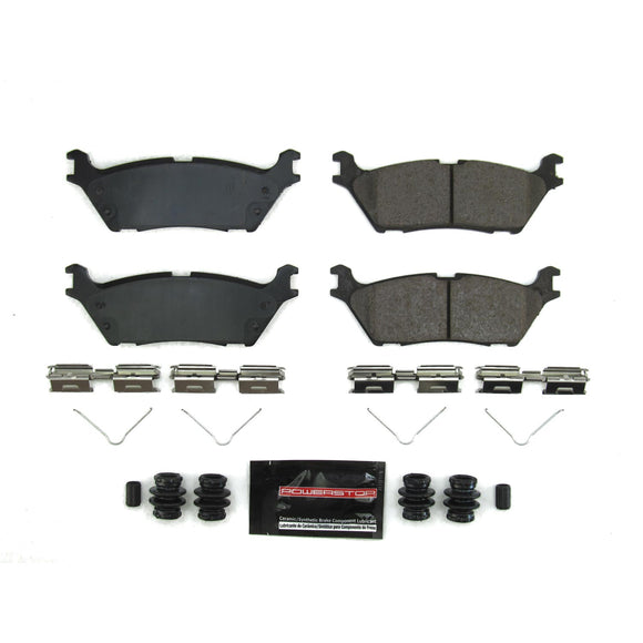 PowerStop Z23 Evolution Sport Carbon-Fiber Brake Pads With Hardware