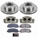 PowerStop OE Stock Replacement Low-Dust Ceramic Brake Pad, Rotor and Caliper Kit