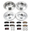 PowerStop Z23 Daily Driver Carbon-Fiber Ceramic Brake Pad and Drilled & Slotted