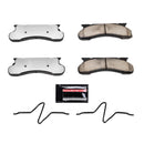 PowerStop Z36 Truck And Tow Carbon-Fiber Ceramic Brake Pads With Hardware