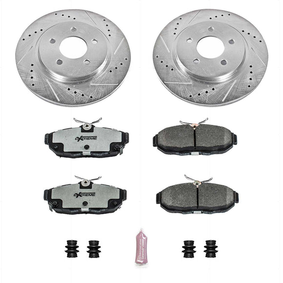 PowerStop Z26 Street Performance Ceramic Brake Pad and Drilled & Slotted Rotor K