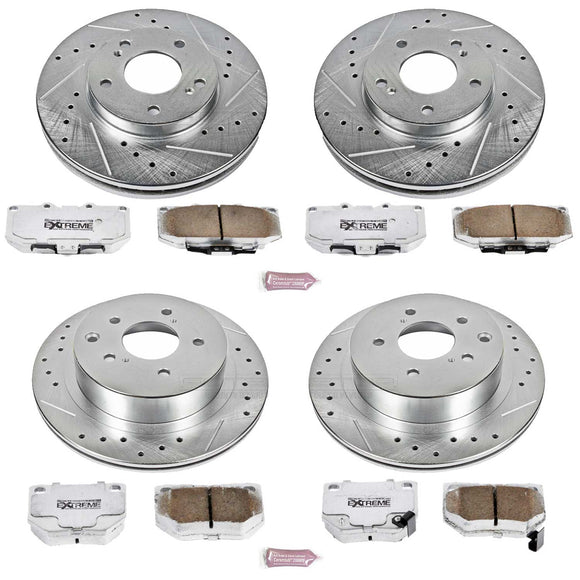 PowerStop Z26 Street Performance Ceramic Brake Pad and Drilled & Slotted Rotor K