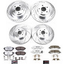 PowerStop Z26 Street Performance Ceramic Brake Pad and Drilled & Slotted Rotor K