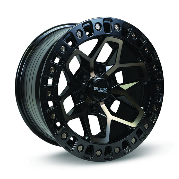 17x9 RTX Zion Black Machined Tinted Bronze 5x127 ET0 wheel/rim