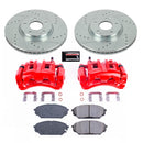 PowerStop Z23 Daily Driver Carbon-Fiber Ceramic Pads Drilled & Slotted Rotor & C