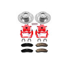 PowerStop Z23 Daily Driver Carbon-Fiber Ceramic Pads Drilled & Slotted Rotor & C