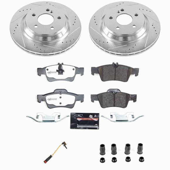 Z26 Street Performance Ceramic Brake Pad and Drilled & Slotted Rotor Kit