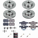 PowerStop OE Stock Replacement Low-Dust Ceramic Brake Pad and Rotor Kit