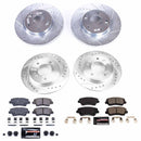 PowerStop Z23 Daily Driver Carbon-Fiber Ceramic Brake Pad and Drilled & Slotted