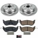 PowerStop OE Stock Replacement Low-Dust Ceramic Brake Pad and Rotor Kit