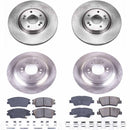 PowerStop OE Stock Replacement Low-Dust Ceramic Brake Pad and Rotor Kit