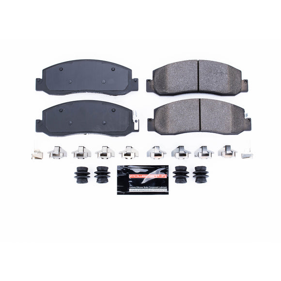 PowerStop Z23 Evolution Sport Carbon-Fiber Brake Pads With Hardware