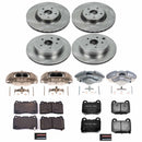 PowerStop OE Stock Replacement Low-Dust Ceramic Brake Pad, Rotor and Caliper Kit