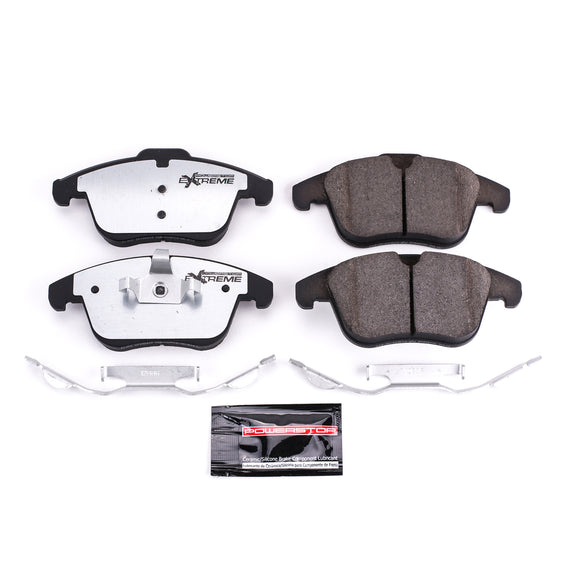 PowerStop Z36 Truck And Tow Carbon-Fiber Ceramic Brake Pads With Hardware