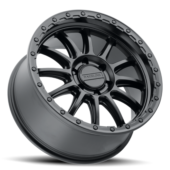 17x8.5 Raceline 960B Alpha Satin Black 6x135 ET35 CB87.1 Wheel