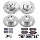 PowerStop Z23 Daily Driver Carbon-Fiber Ceramic Brake Pad and Drilled & Slotted