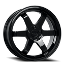 Katana KR08 Glossy Black 5x100 ET40 CB73.1Wheel Rim