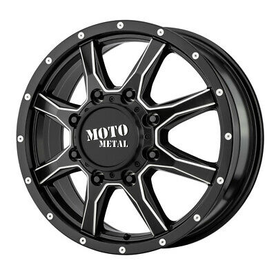 20X8.25 Moto Metal MO995 Satin Black Milled - Front 8X210 ET127 wheel/rim