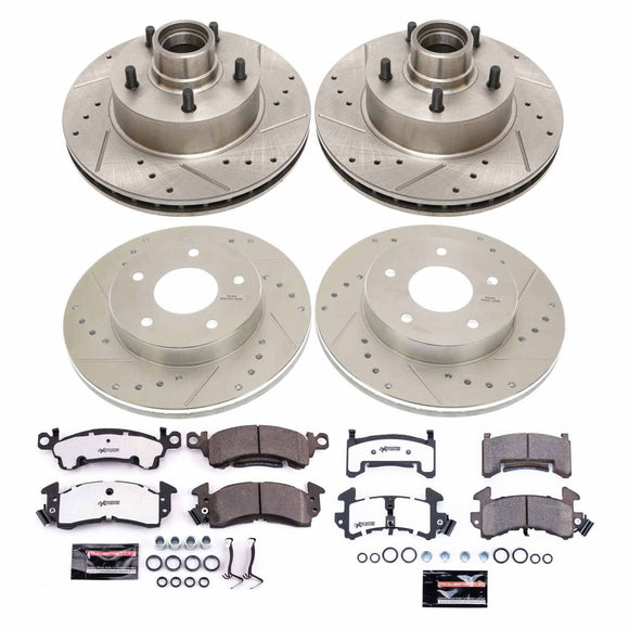 PowerStop Z26 Street Performance Ceramic Brake Pad and Drilled & Slotted Rotor K
