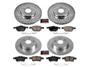 PowerStop Z23 Daily Driver Carbon-Fiber Ceramic Brake Pad and Drilled & Slotted