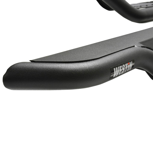 Westin Outlaw Drop Nerf Step Bars Powder Coated Textured Black Steel 20-14085