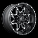 15X10 Fuel D567 LETHAL Matte Black Milled 5X114.3/5X120.65 ET-43 wheel/rim