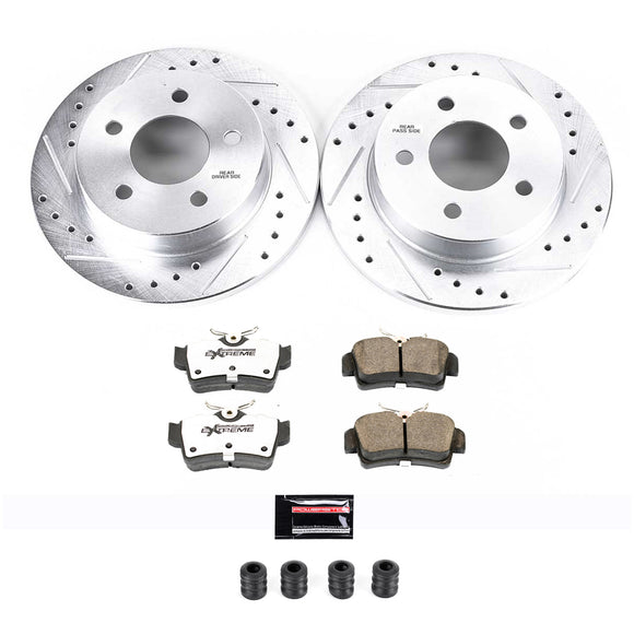 PowerStop Z26 Street Performance Ceramic Brake Pad and Drilled & Slotted Rotor K