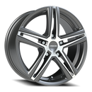 16X7 Vision 640 Nitrous Gunmetal Machined Face Wheel 5x114.3 5x4.5 ET40 CB73.1