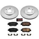PowerStop Genuine Geomet Coated Rotor and Low-Dust Ceramic Brake Pad Kit