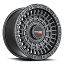 17x9 Vortek VRD-705 Convoy Matte Black BLANK ET-12 CB78.1 Wheel Rim
