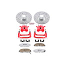 PowerStop Z26 Street Performance Ceramic Brake Pad, Drilled Slotted Rotor, and C