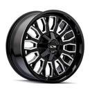 20x9 Ion 152 Black 8x170 ET0 CB125.2 Wheel Rim