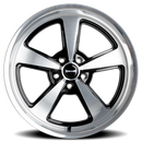 20x8.5 Ridler 652 Gloss Black Diamond Cut Face And Lip 5x114.3 ET0 Wheel