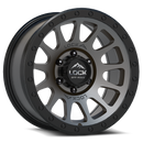 20x10 Lock Off-Road Yosemite Matte Gray Black Ring 5x127 5x5 ET-18 Wheel-3