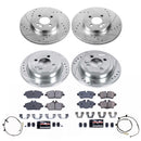 PowerStop Z23 Daily Driver Carbon-Fiber Ceramic Brake Pad and Drilled & Slotted