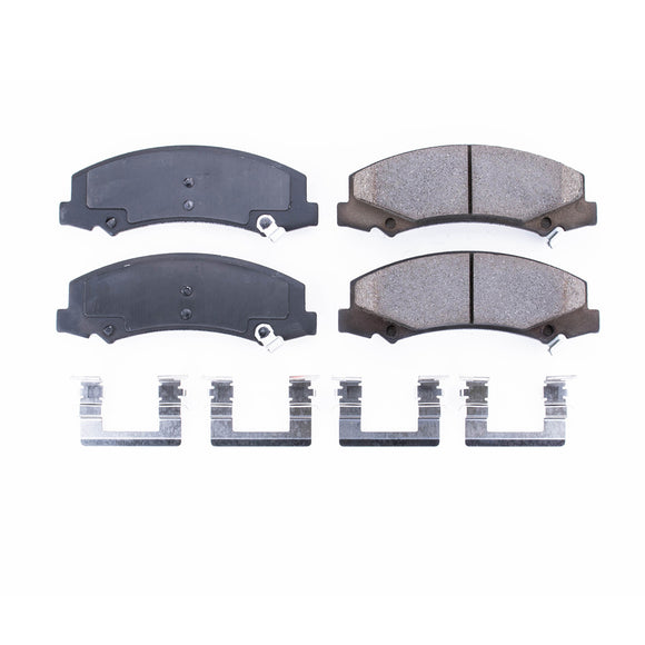 PowerStop Z17 Evolution Ceramic Brake Pads With Hardware