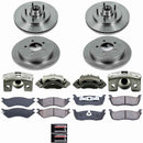 PowerStop OE Stock Replacement Low-Dust Ceramic Brake Pad, Rotor and Caliper Kit