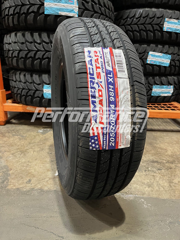 205/70R14 American Roadstar Pro A/S 98H BSW SL 205 70 14 2057014