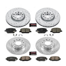 PowerStop Z23 Daily Driver Carbon-Fiber Ceramic Brake Pad and Drilled & Slotted