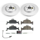 PowerStop Genuine Geomet Coated Rotor and Carbon-Fiber Ceramic Brake Pad Kit