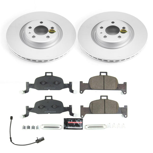 PowerStop Genuine Geomet Coated Rotor and Carbon-Fiber Ceramic Brake Pad Kit