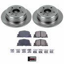 PowerStop OE Stock Replacement Low-Dust Ceramic Brake Pad and Rotor Kit