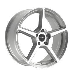 16X7.5 Motiv 433MS Blade Gloss Silver Machined Face 5x114.3 ET40 wheel/rim