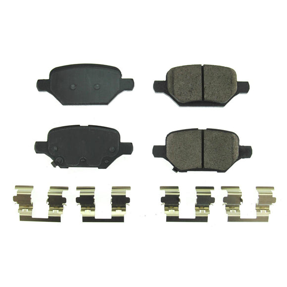 PowerStop Z17 Evolution Ceramic Brake Pads With Hardware