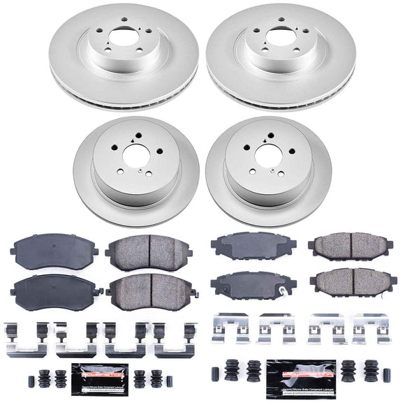Z23 Daily Driver Premium Carbon-Fiber Ceramic Brake Pad and Fully Coated Rotor K
