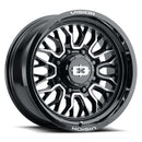 18x9 Vision 402 Riot Gloss Black Machined Face Wheel 8x170 ET-12 CB125.2