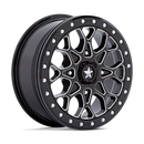15X6 Msa Offroad Wheels M48 Portal Beadlock Black 4X137 ET38 Wheel Rim