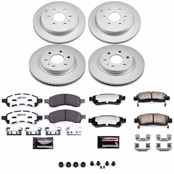 Z36 Truck & Tow Premium Carbon-Fiber Ceramic Brake Pad and Fully Coated Rotor Ki