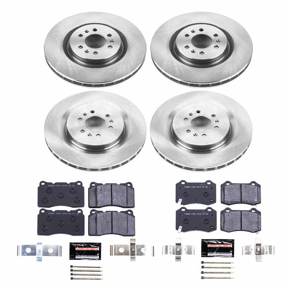 PowerStop Track Day High-Performance Brake Pad and Rotor Kit